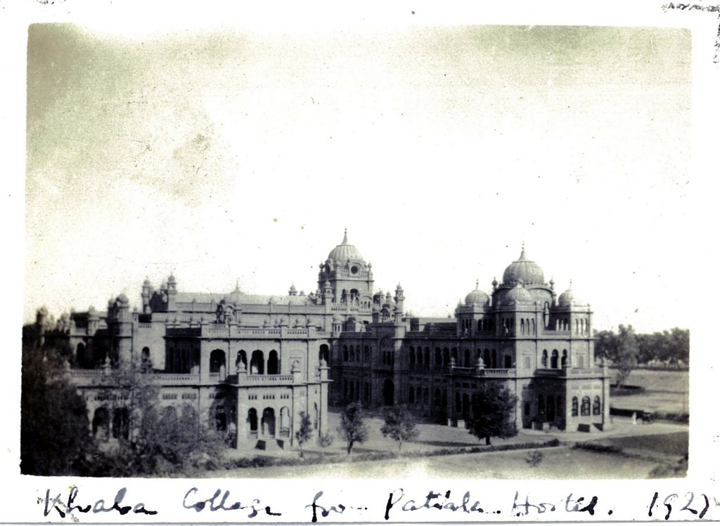 Khalsa College patiala hostel 1927